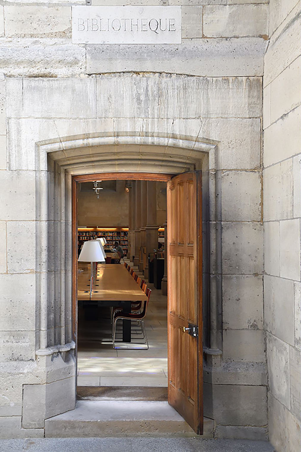 Ancienne entrée de la bibliothèque