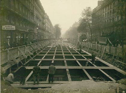 Construction de la station en 1905