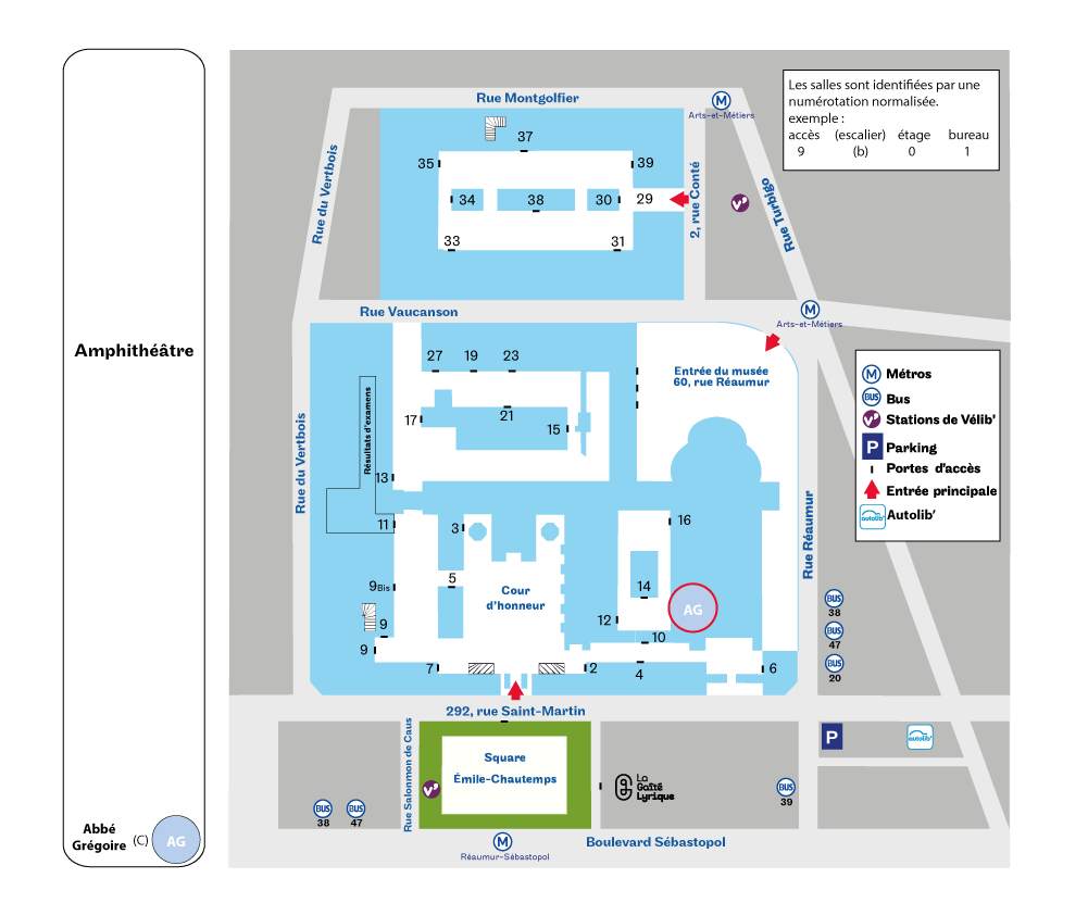 Amphi Abbé Grégoire (C)  plan