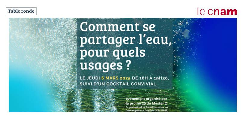 Table ronde Comment se partager l'eau